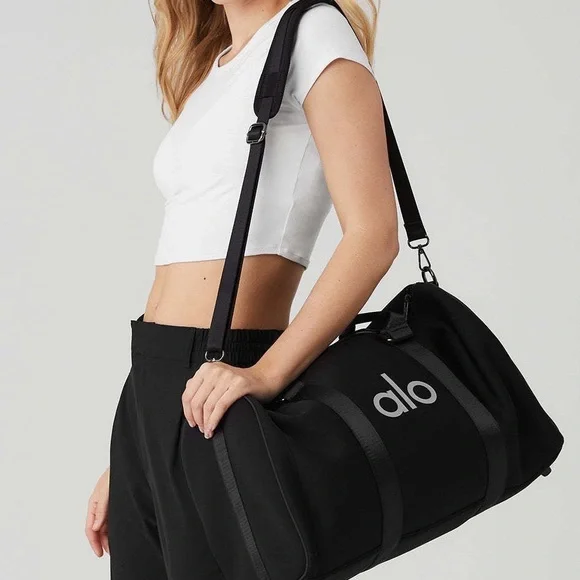 ALO Yoga Black Men's Duffel Bag
